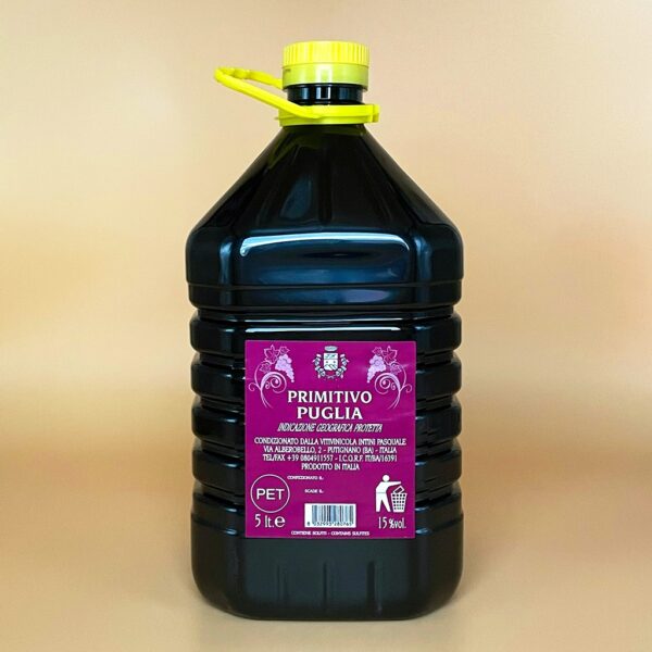 Vino rosso primitivo di puglia 15% - immagine 2