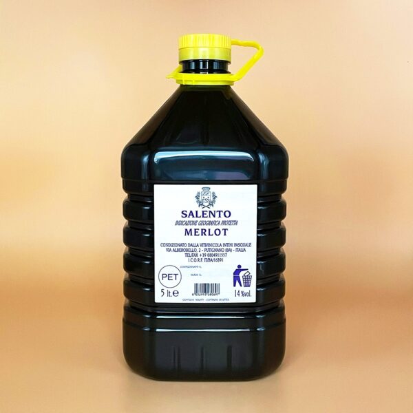 Vino rosso Salento Merlot - immagine 2
